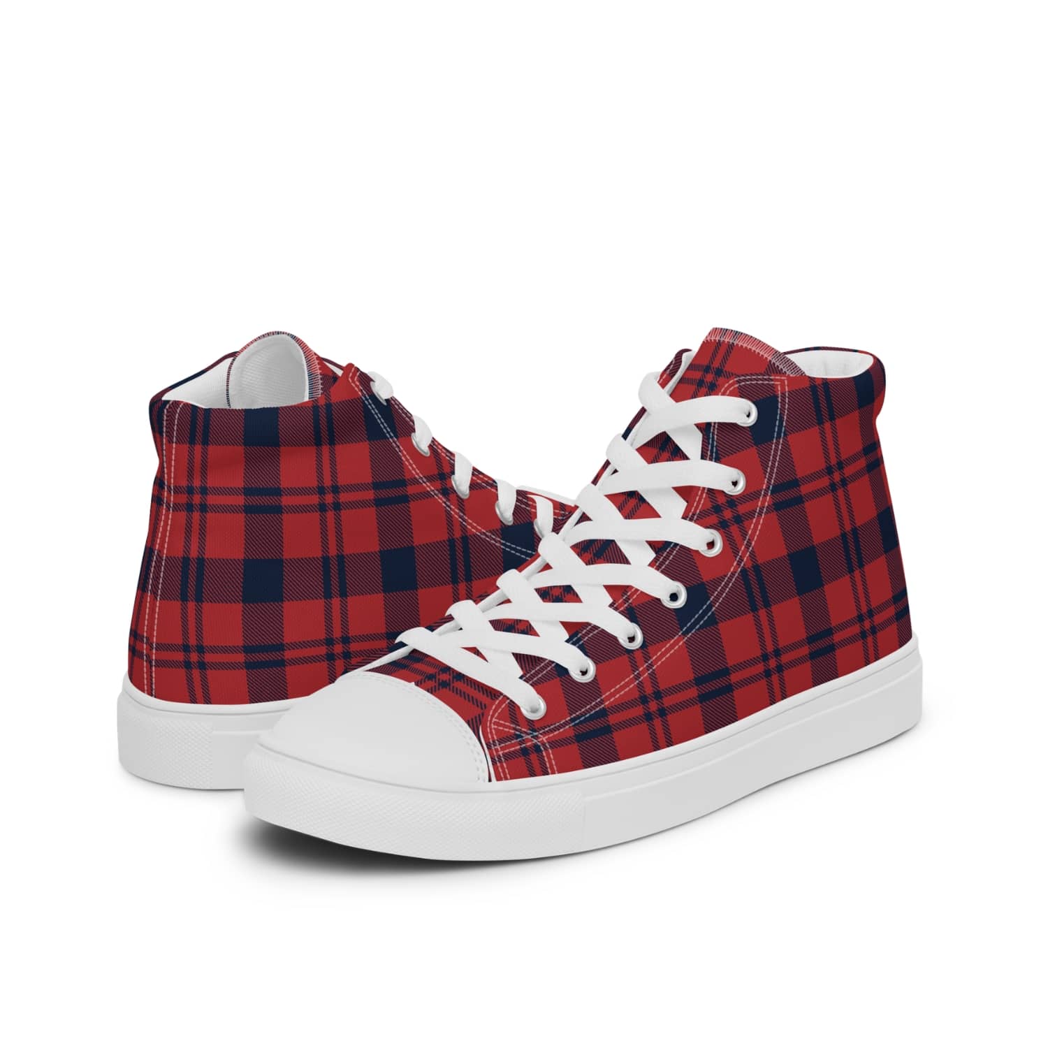 Damen High-Top Sneaker Scottish Red PF4247 weiss