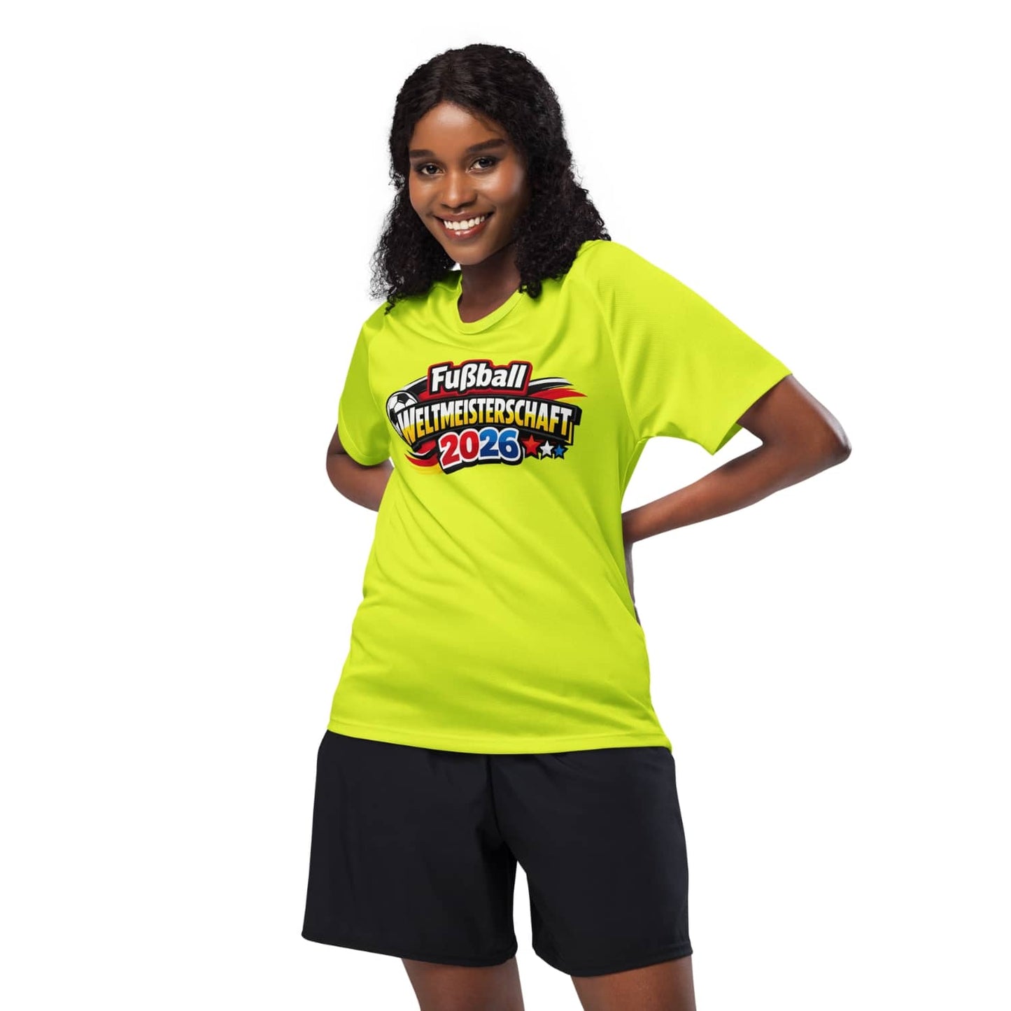 Fussball WM2026 Unisex Sport-Trikot PF5266 neongelb