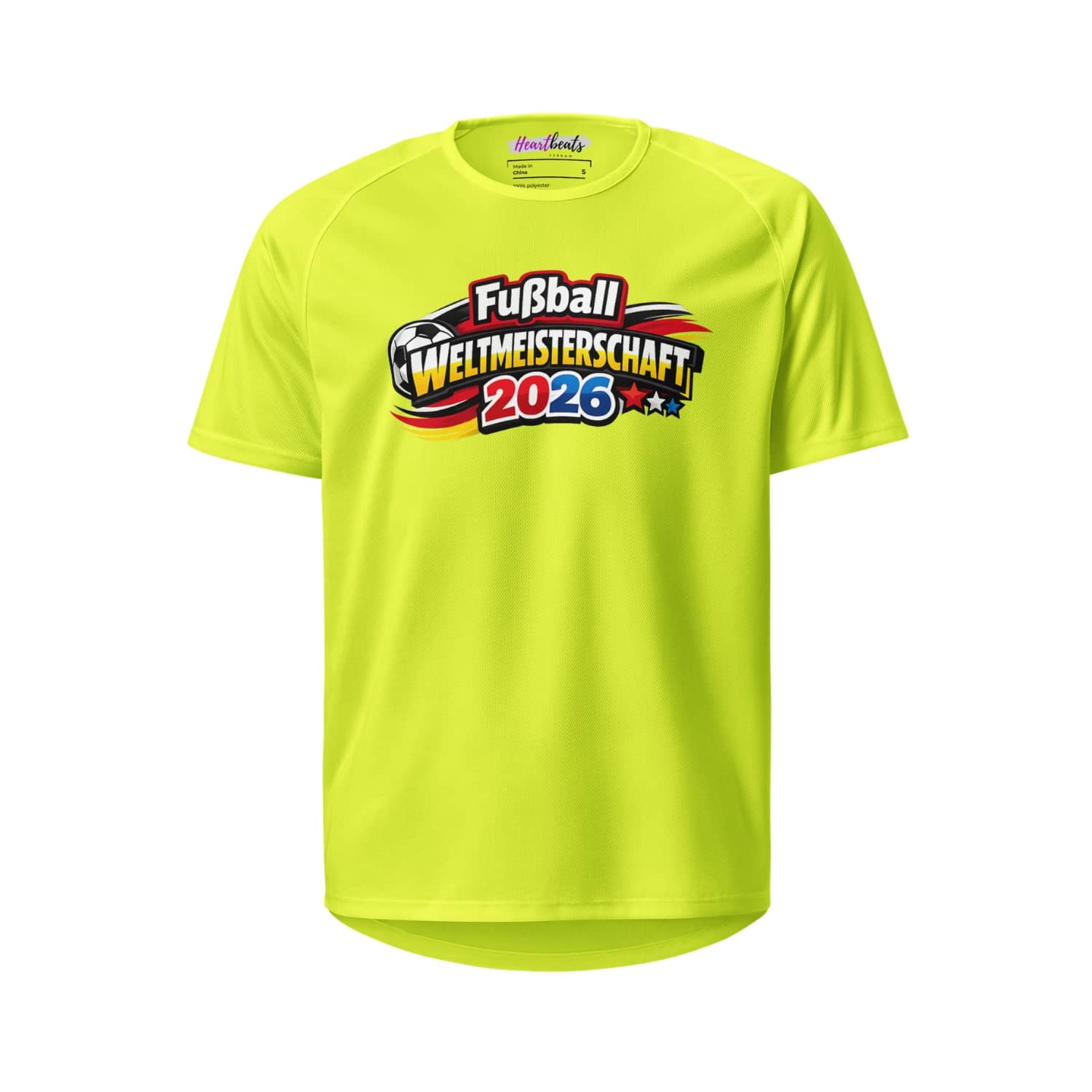 Fussball WM2026 Unisex Sport-Trikot PF5266 neongelb