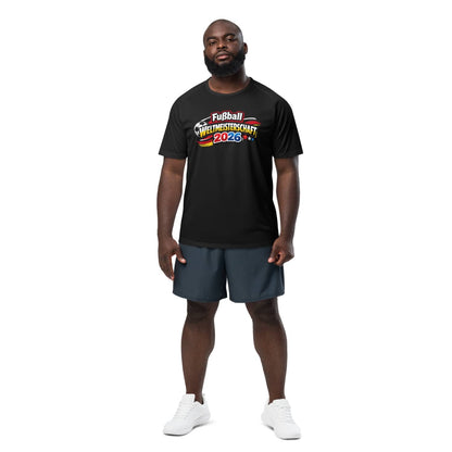 Fussball WM2026 Unisex Sport-Trikot PF5266 schwarz