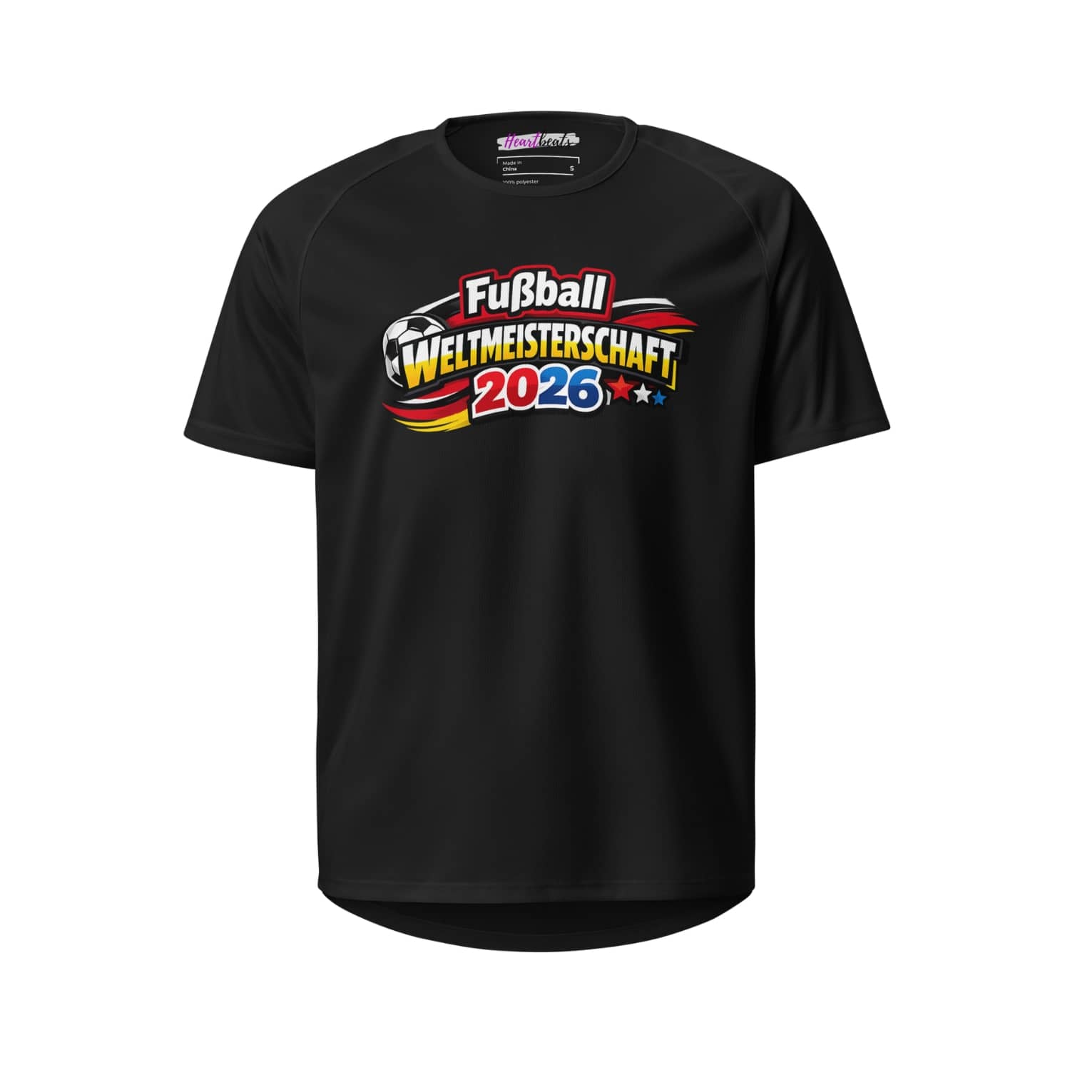 Fussball WM2026 Unisex Sport-Trikot PF5266 schwarz