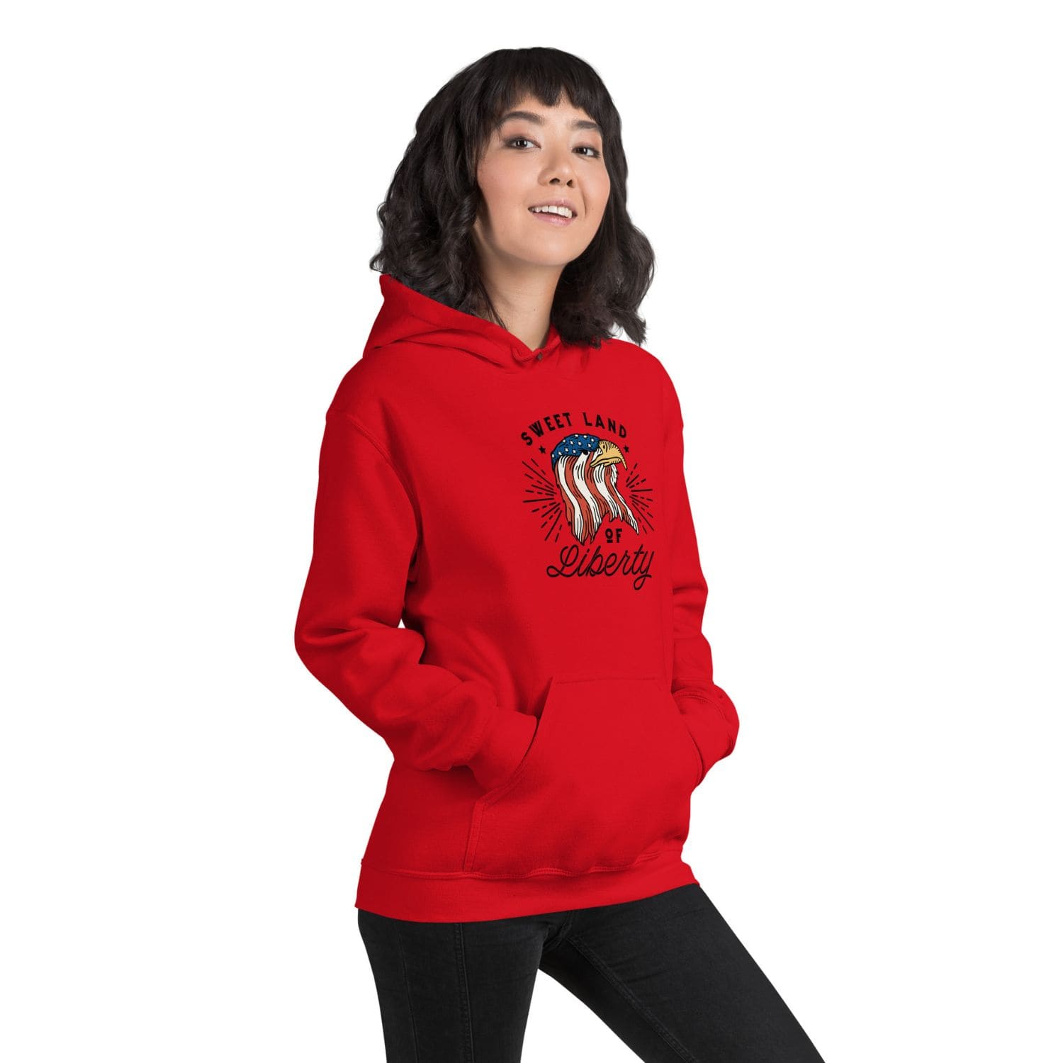 Gildan Classic Damen Hoodie PF3117 rot