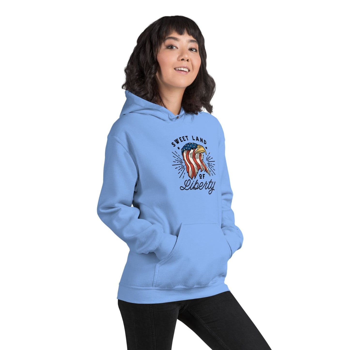 Gildan Classic Damen Hoodie PF3118 light blue