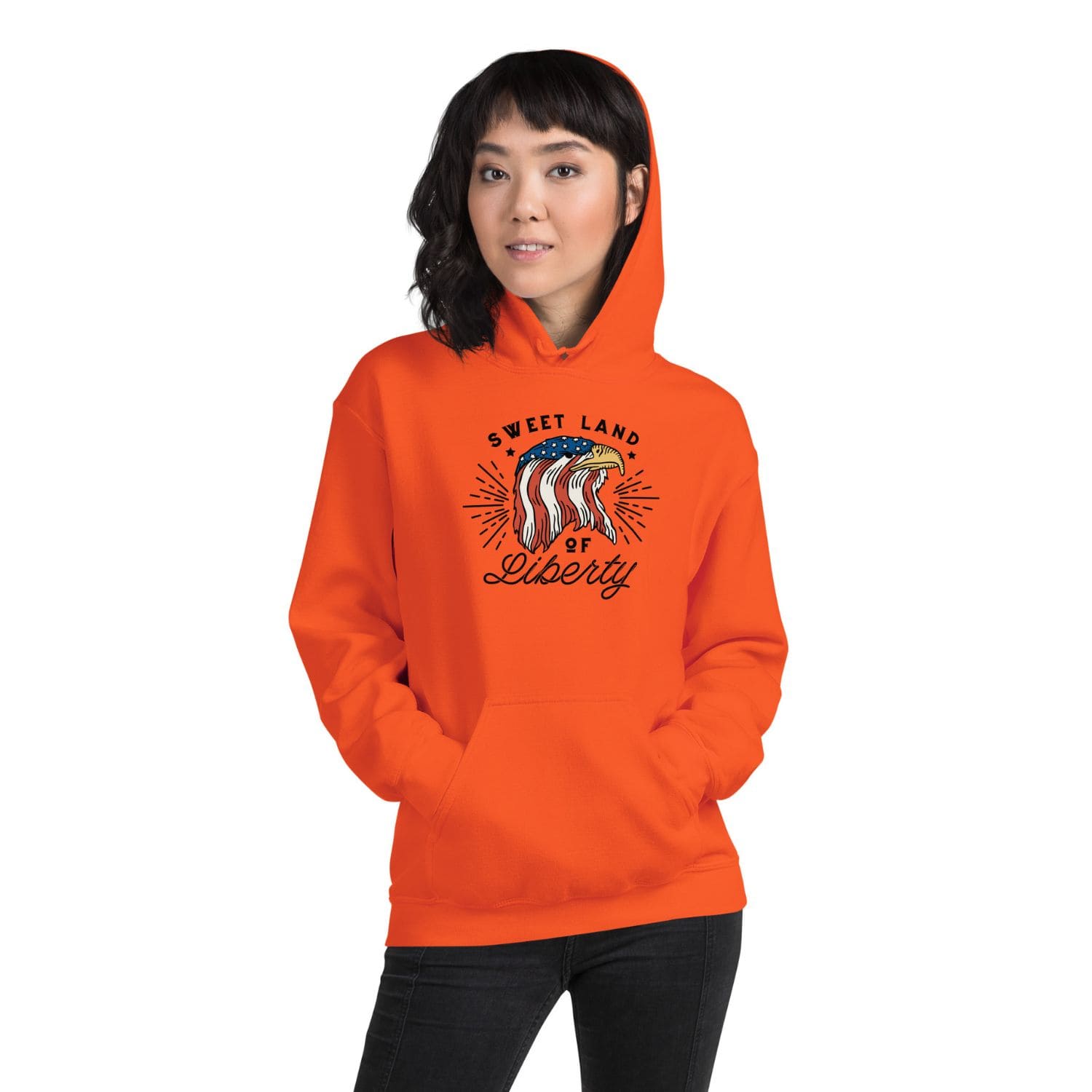 Gildan Classic Damen Hoodie PF3119 orange