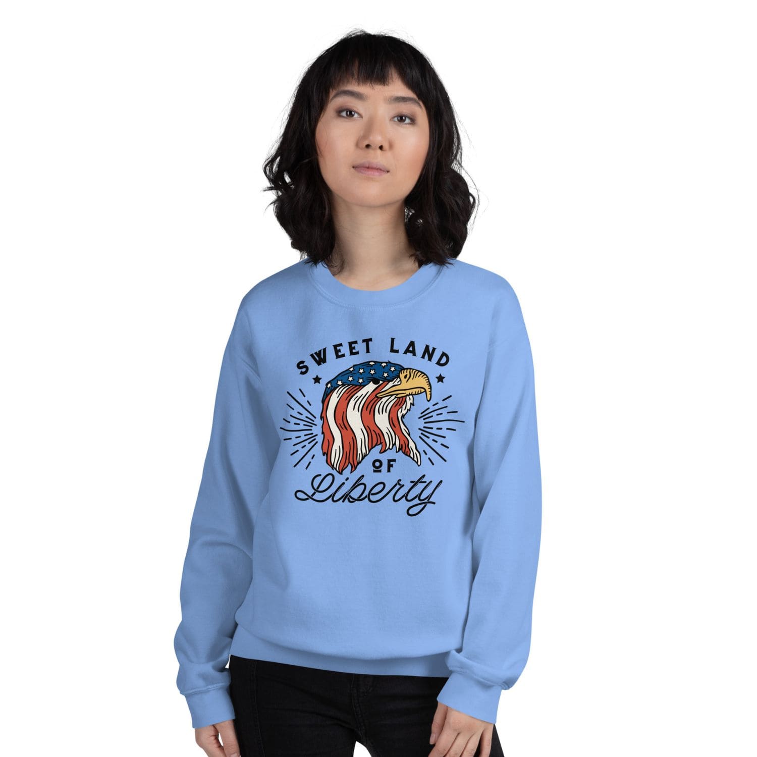 Gildan Classic Damen Sweater PF3115 light blue