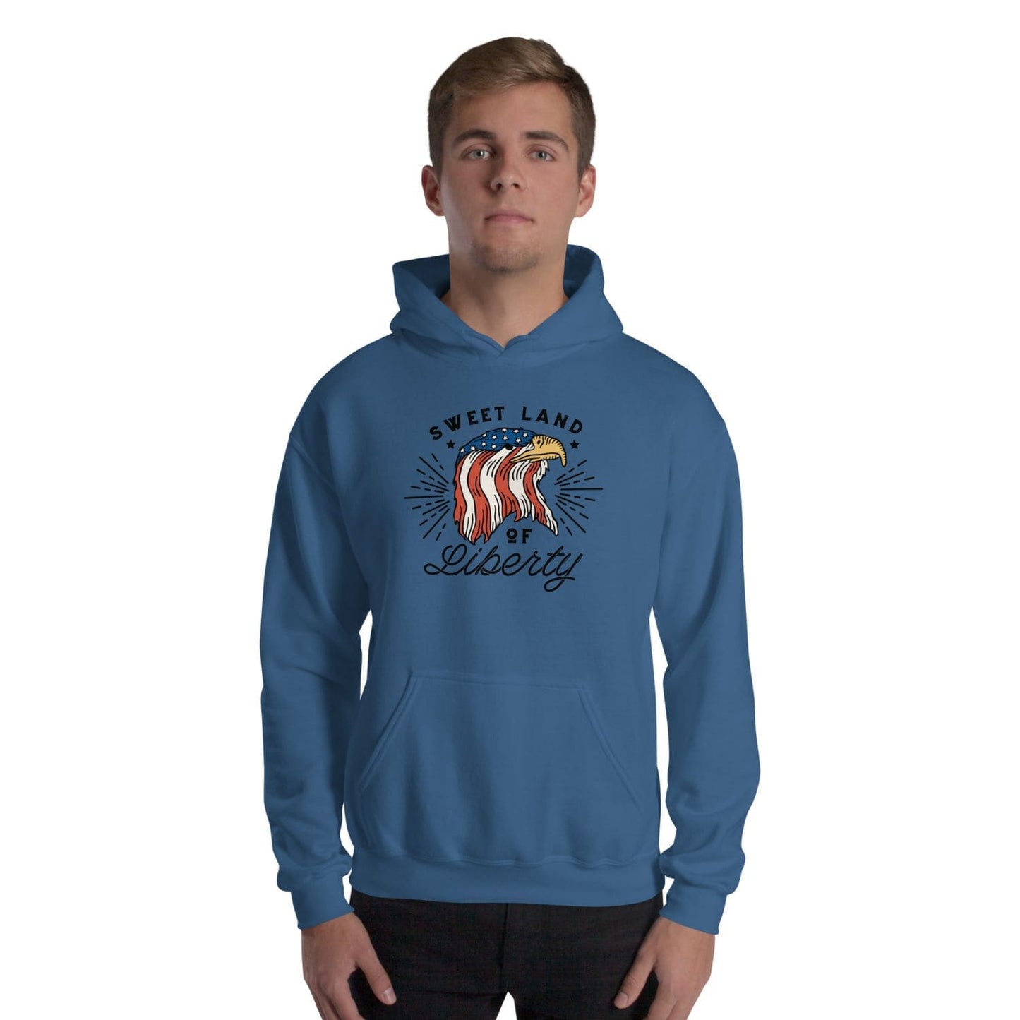 Gildan Classic Herren Hoodie PF7102 indigo blue