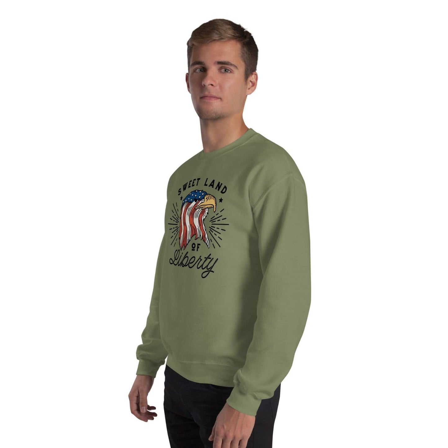 Gildan Classic Herren Sweater PF7100 military green