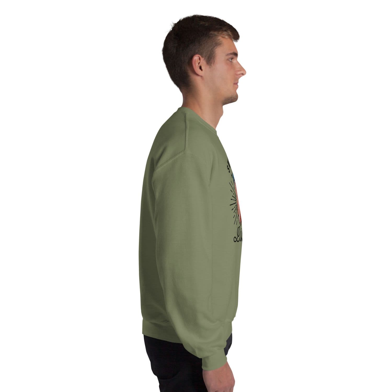 Gildan Classic Herren Sweater PF7100 military green