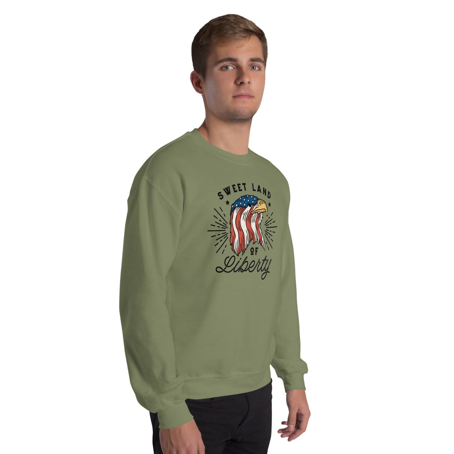 Gildan Classic Herren Sweater PF7100 military green