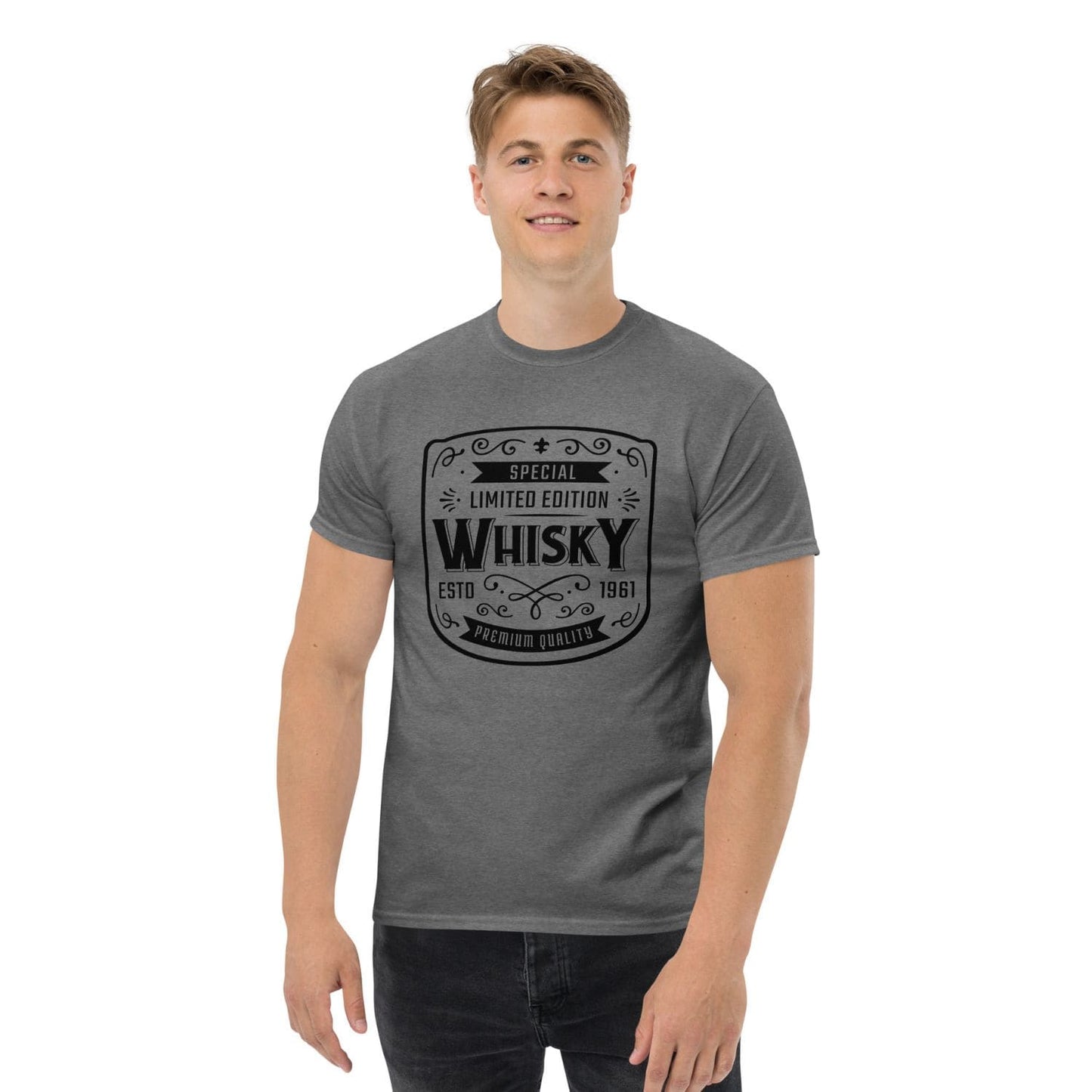 Gildan Classic Herren T-Shirt Whisky PF7159 graphit grey