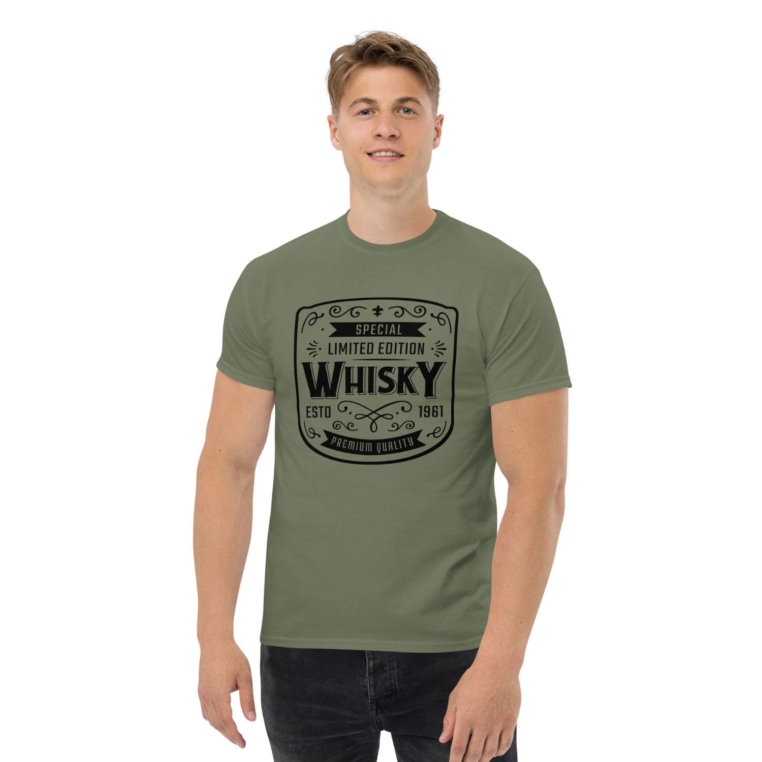 Gildan Classic Herren T-Shirt Whisky PF7160 military green