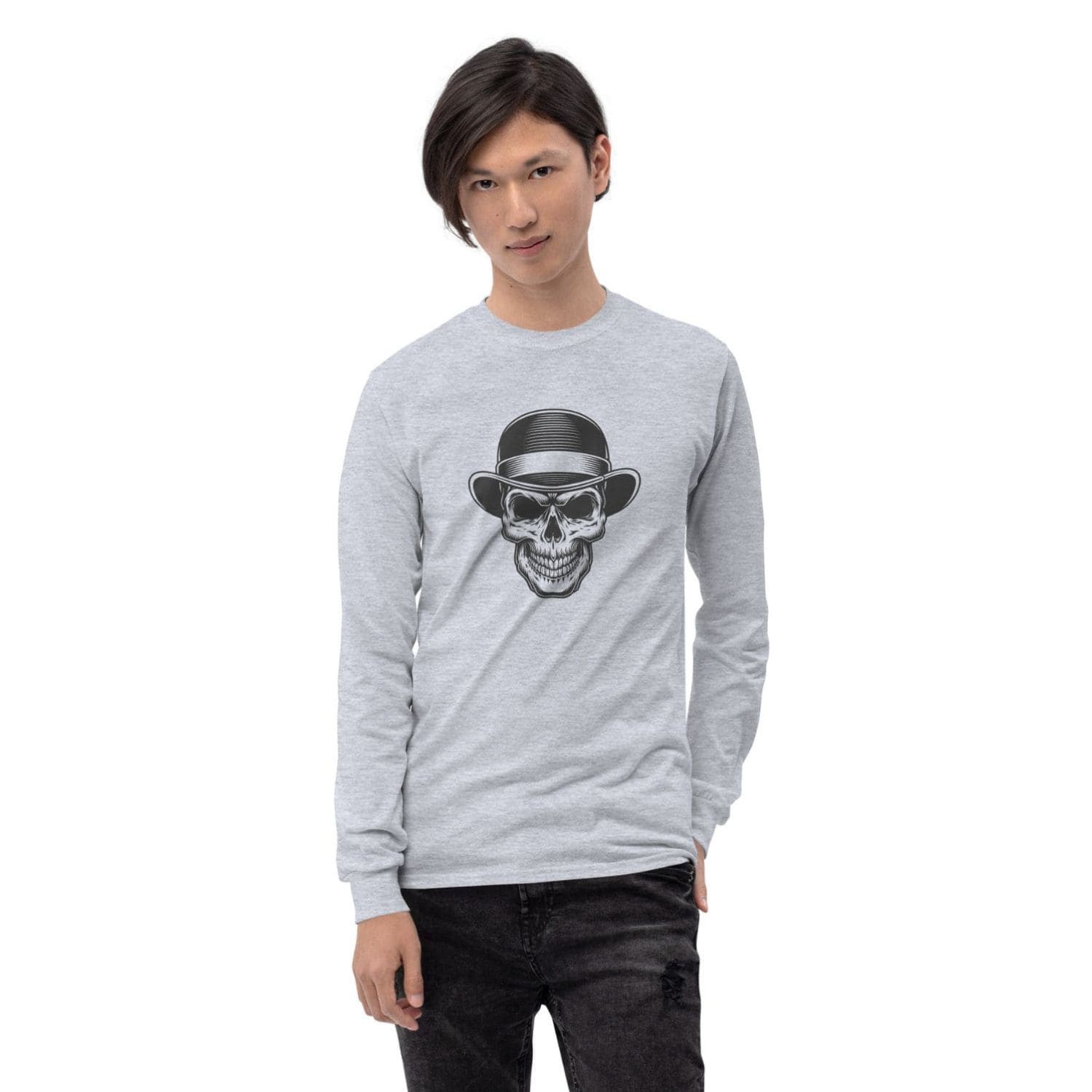 Gildan Herren Longsleeve Shirt PF7090 light grey