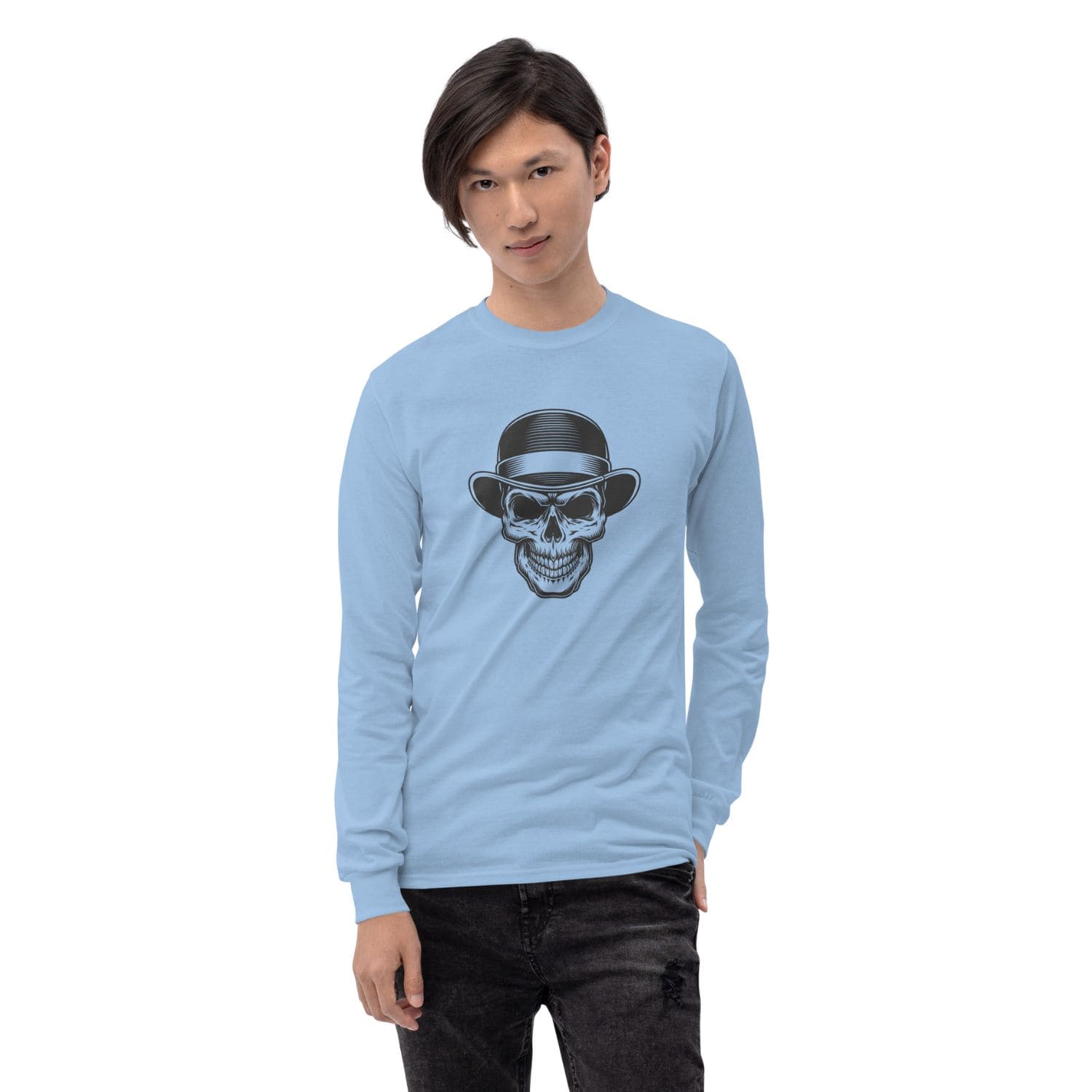 Gildan Herren Longsleeve Shirt PF7091 light blue