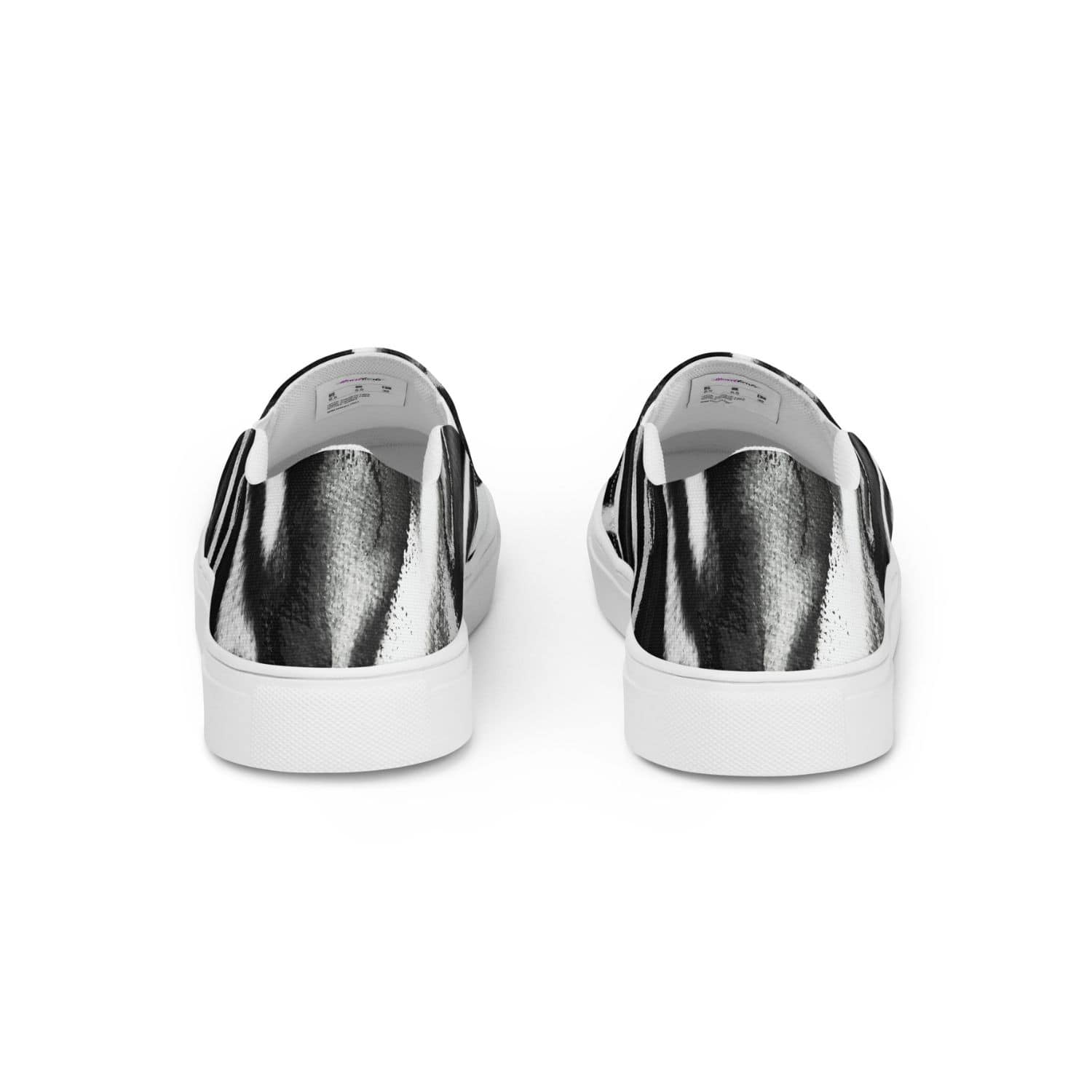 Herren Canvas Textil-Slipper PF8176 weiss broken black