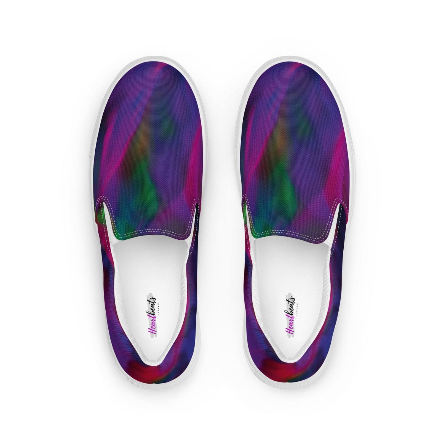 Herren Canvas Textil-Slipper PF8178 weiss Violet Storm