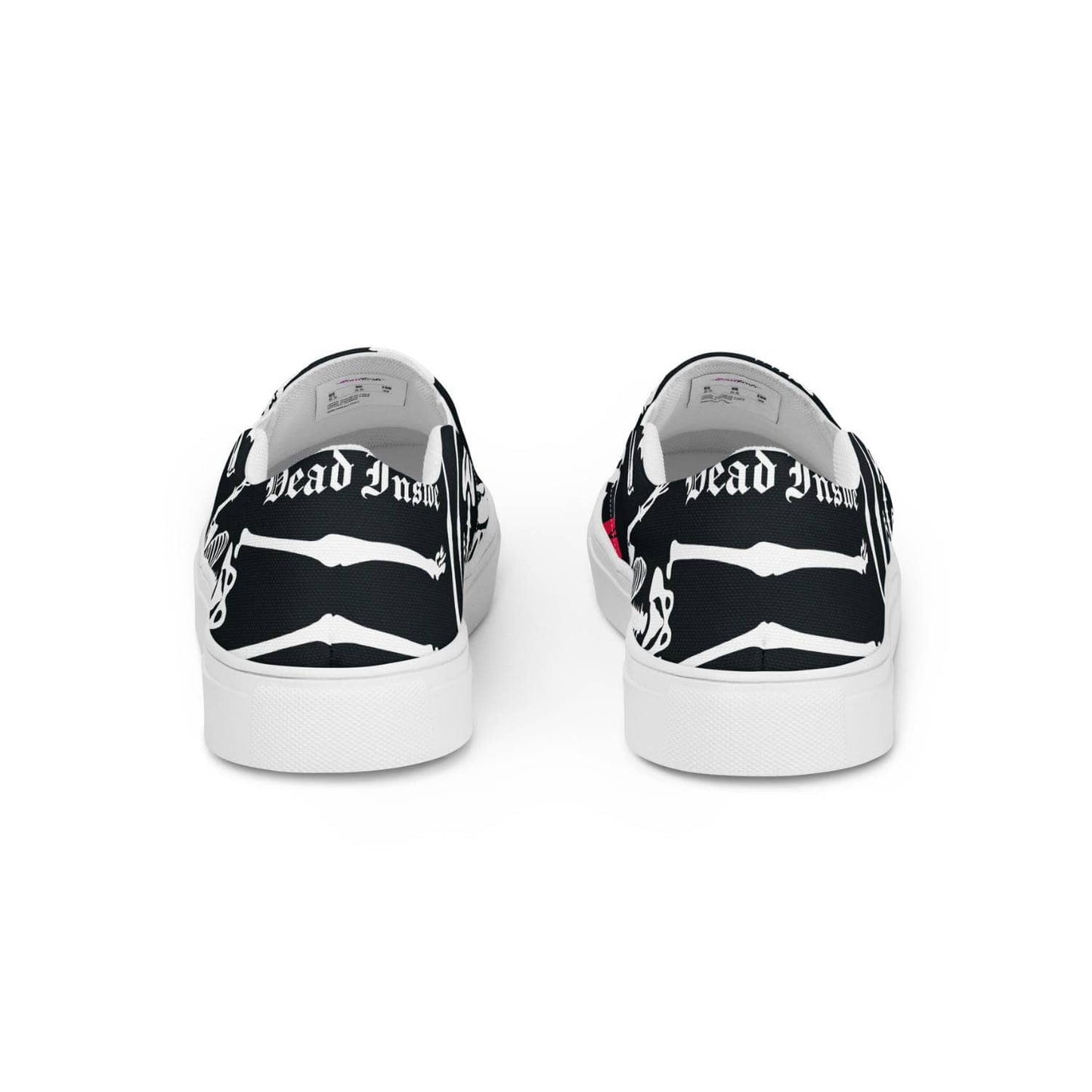 Herren Canvas Textil-Slipper PF8180 weiss Dead Inside