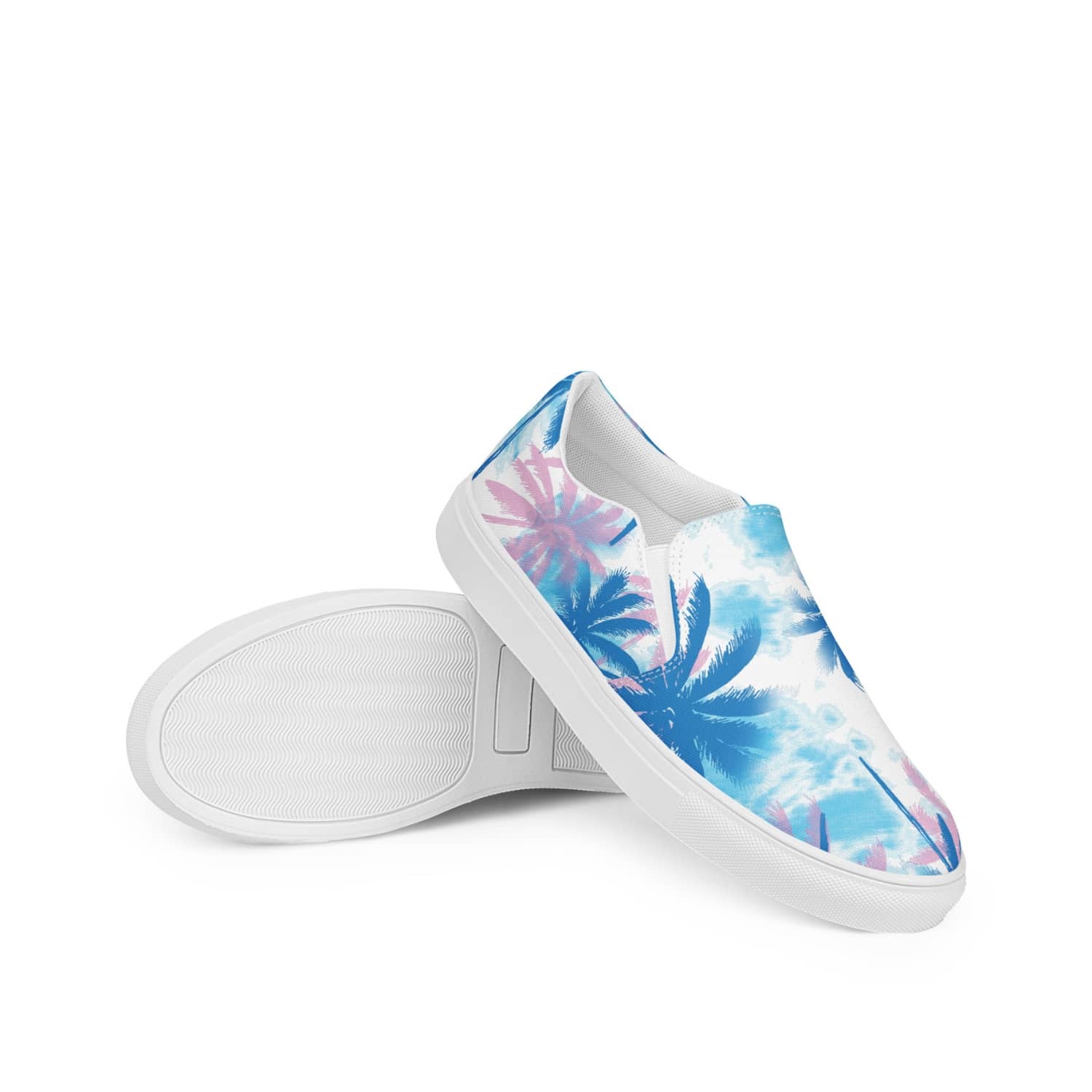 Herren Canvas Textil-Slipper PF8182 weiss Palm Springs