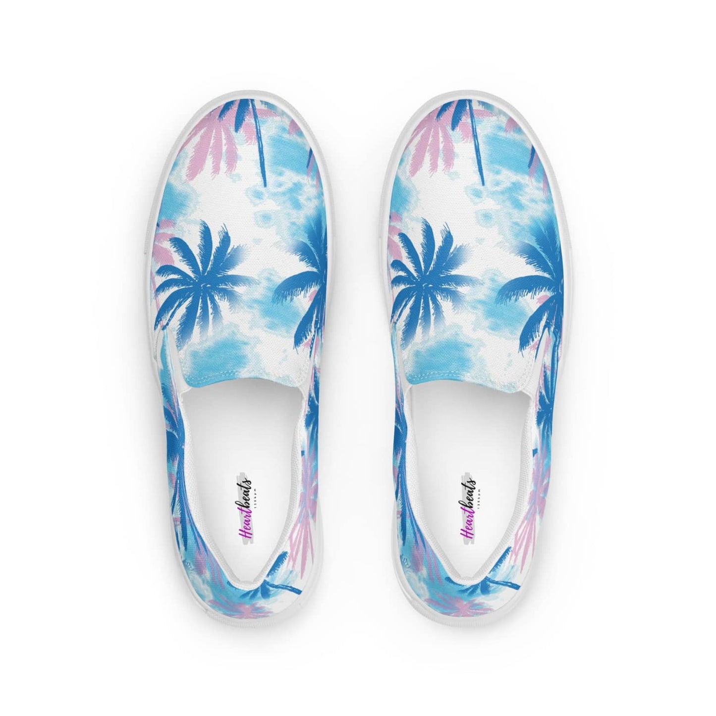 Herren Canvas Textil-Slipper PF8182 weiss Palm Springs