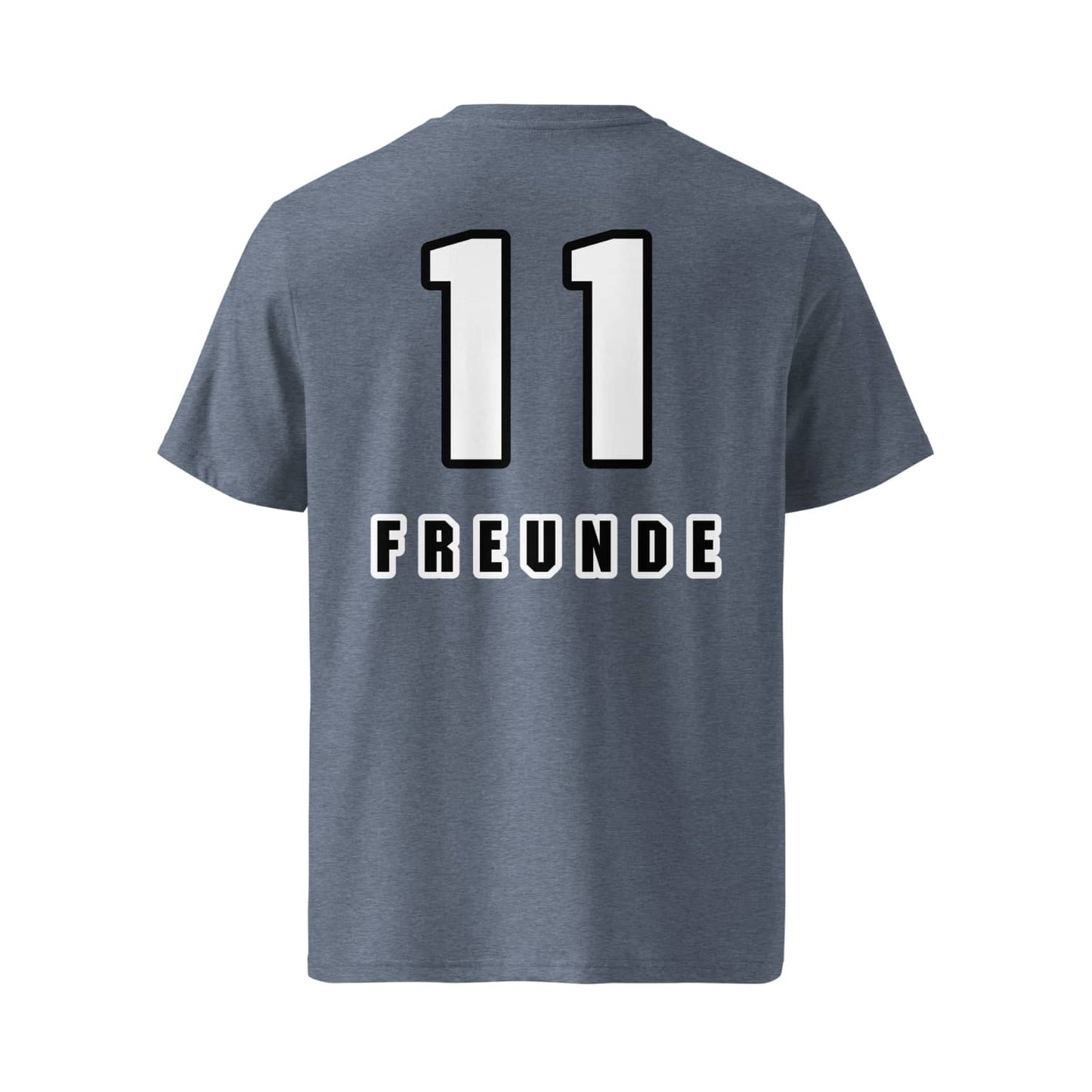 Herren Classic Fußball Fan T-Shirt 11 Freunde PF5271 denim blue