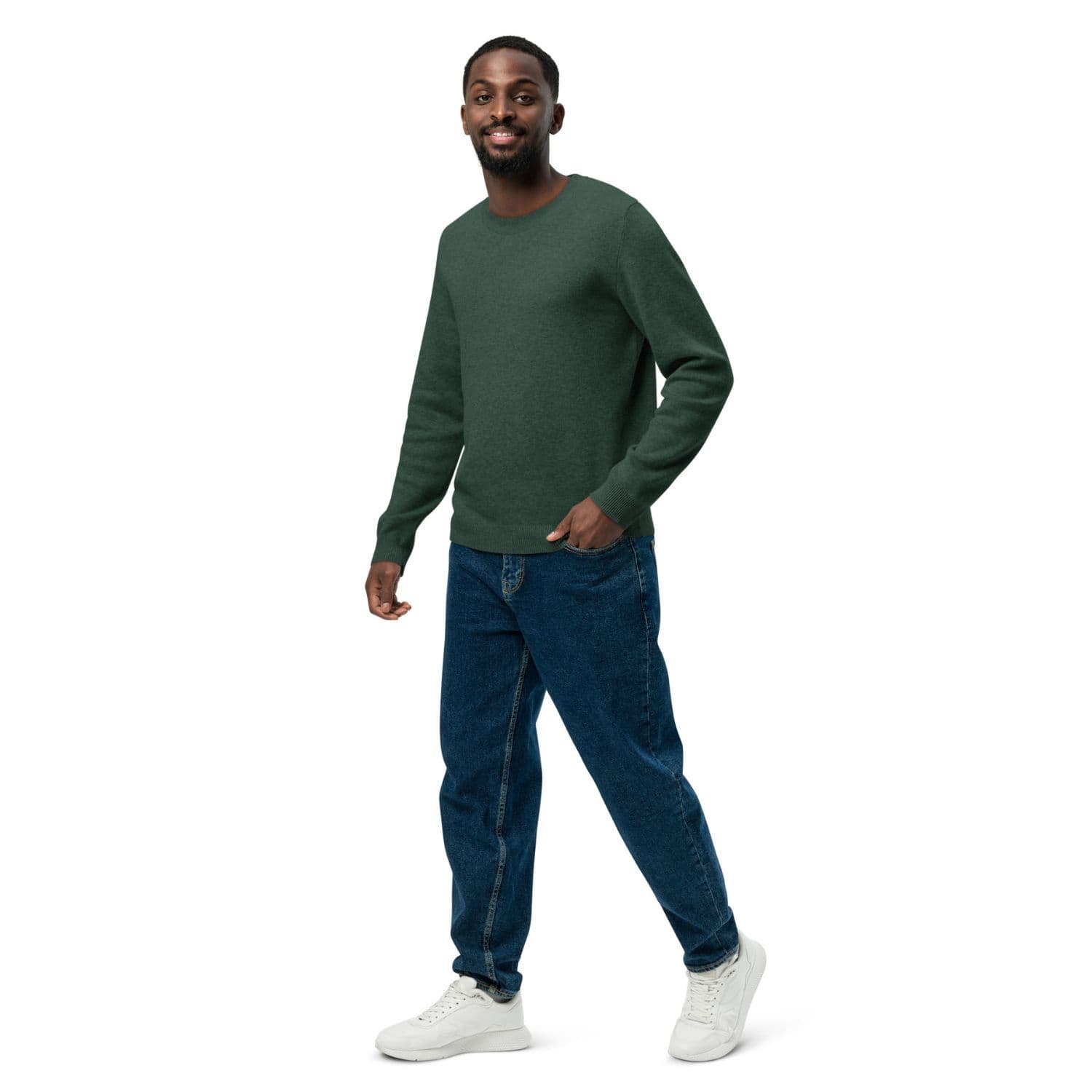 Herren Classic Strickpullover HB7108 kiefer