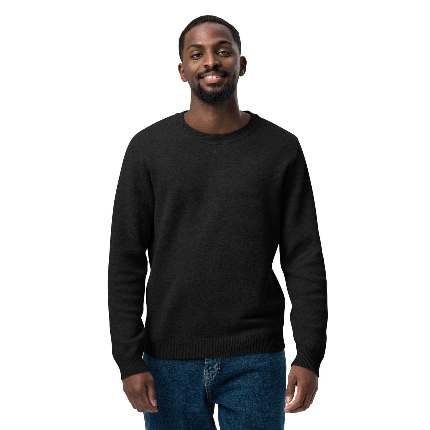 Herren Classic Strickpullover PF7092 schwarz