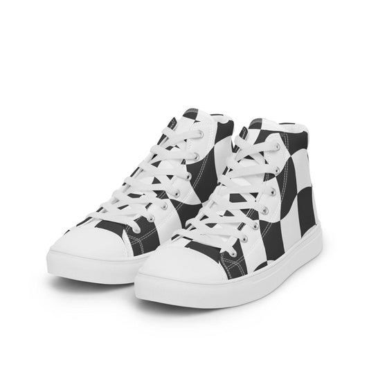 Herren High-Top Sneaker HB8016 weiss Checkerboard