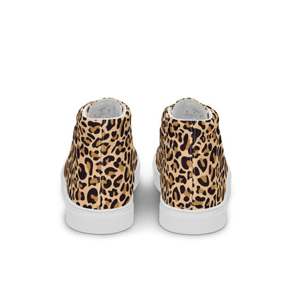 Herren High-Top Sneaker HB8018 weiss Leopard Print