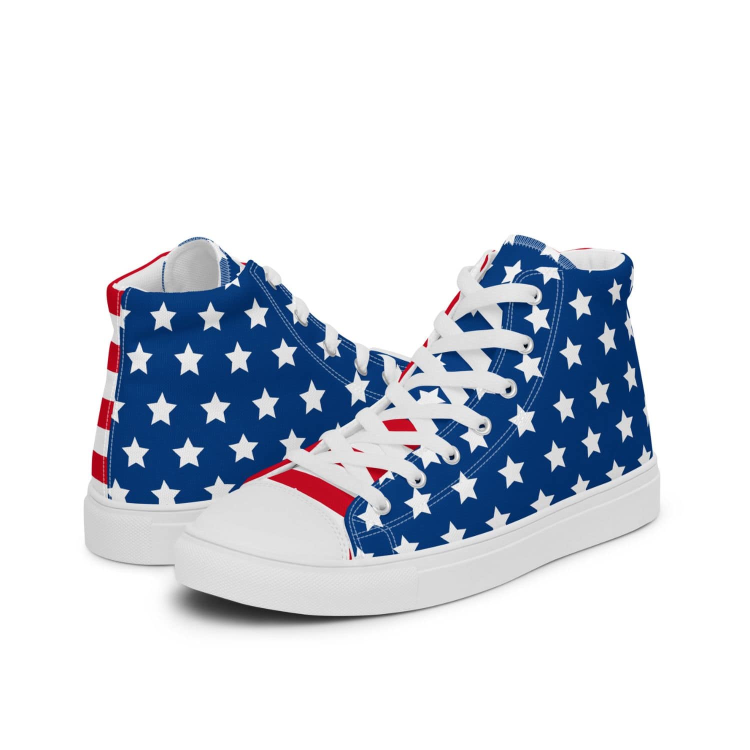 Herren High-Top Sneaker PF8014 weiss Stars and Stripes