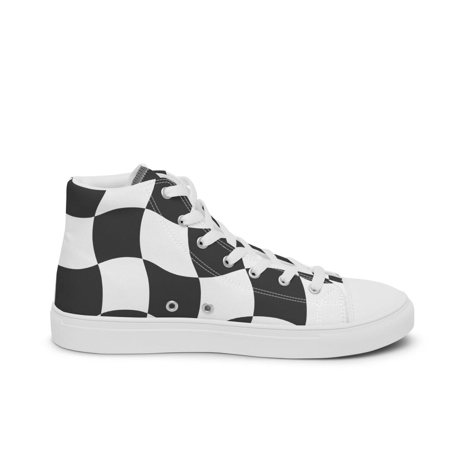 Herren High-Top Sneaker PF8016 weiss Checkerboard
