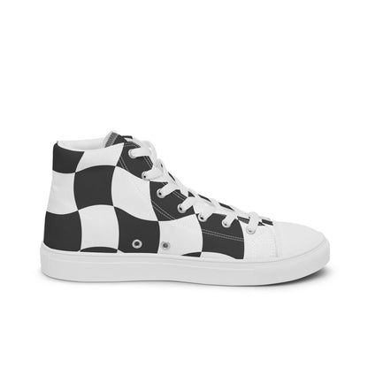 Herren High-Top Sneaker PF8016 weiss Checkerboard