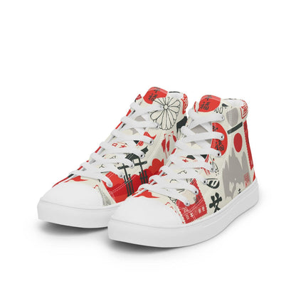 Herren High-Top Sneaker PF8022 weiss japanese style