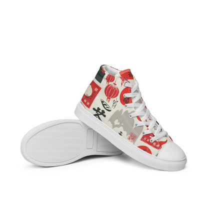 Herren High-Top Sneaker PF8022 weiss japanese style
