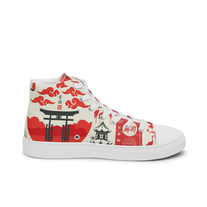 Herren High-Top Sneaker PF8022 weiss japanese style