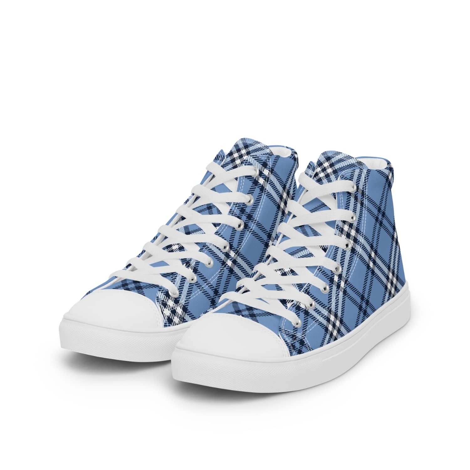Herren High-Top Sneaker Scottish Blue PF8238 weiss
