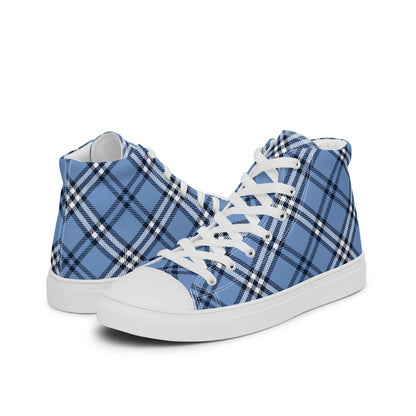 Herren High-Top Sneaker Scottish Blue PF8238 weiss
