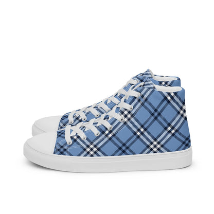 Herren High-Top Sneaker Scottish Blue PF8238 weiss