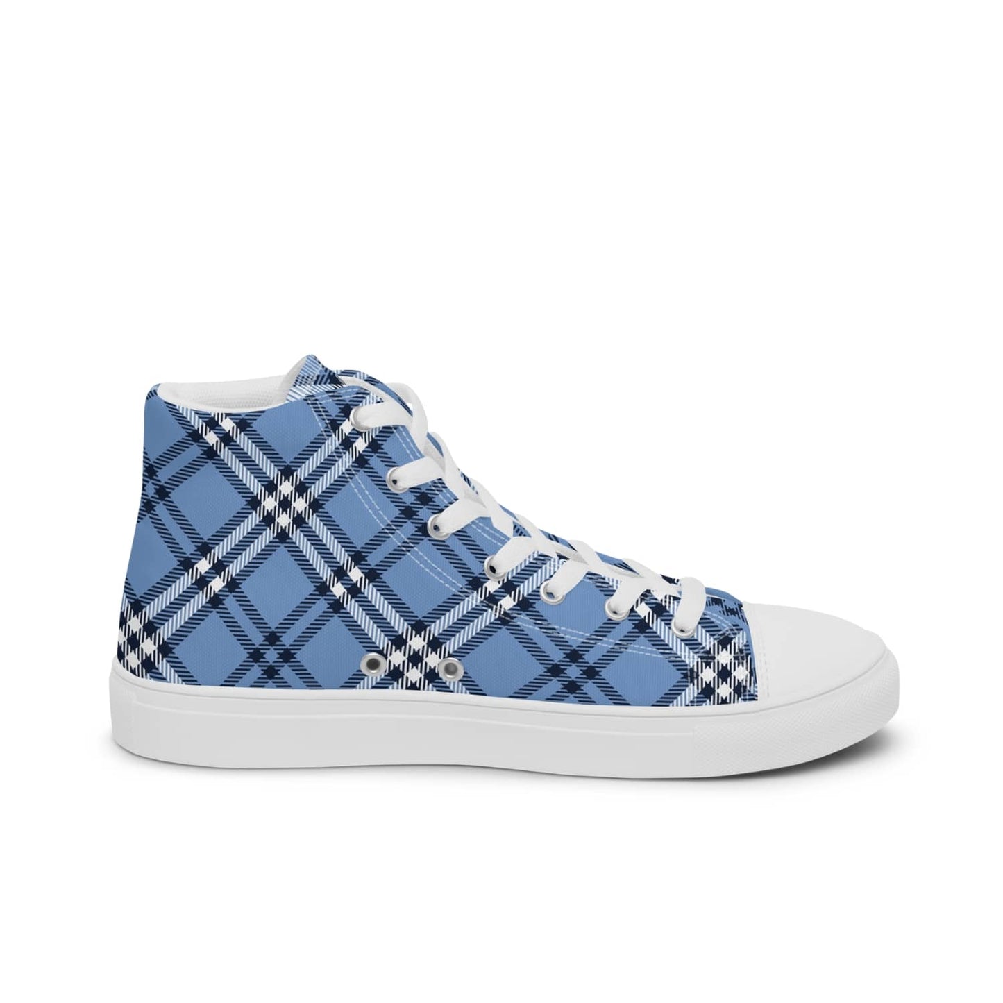 Herren High-Top Sneaker Scottish Blue PF8238 weiss