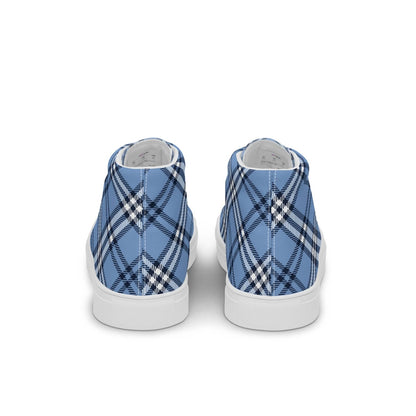 Herren High-Top Sneaker Scottish Blue PF8238 weiss