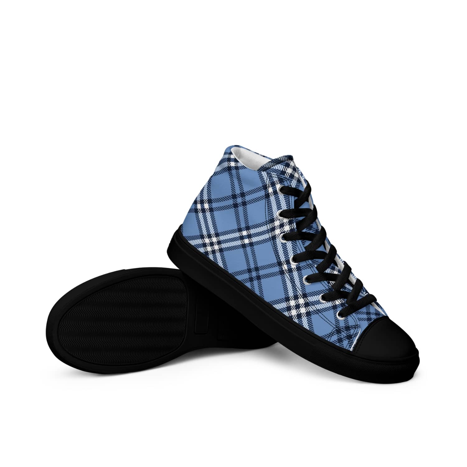 Herren High-Top Sneaker Scottish Blue PF8239 schwarz