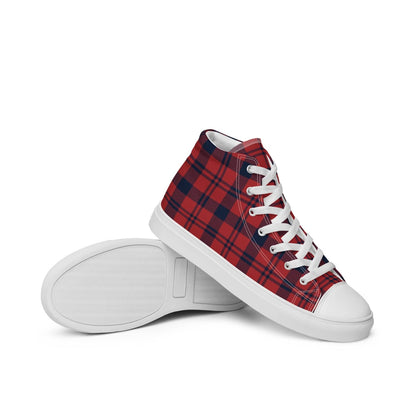 Herren High-Top Sneaker Scottish Red PF8234 weiss