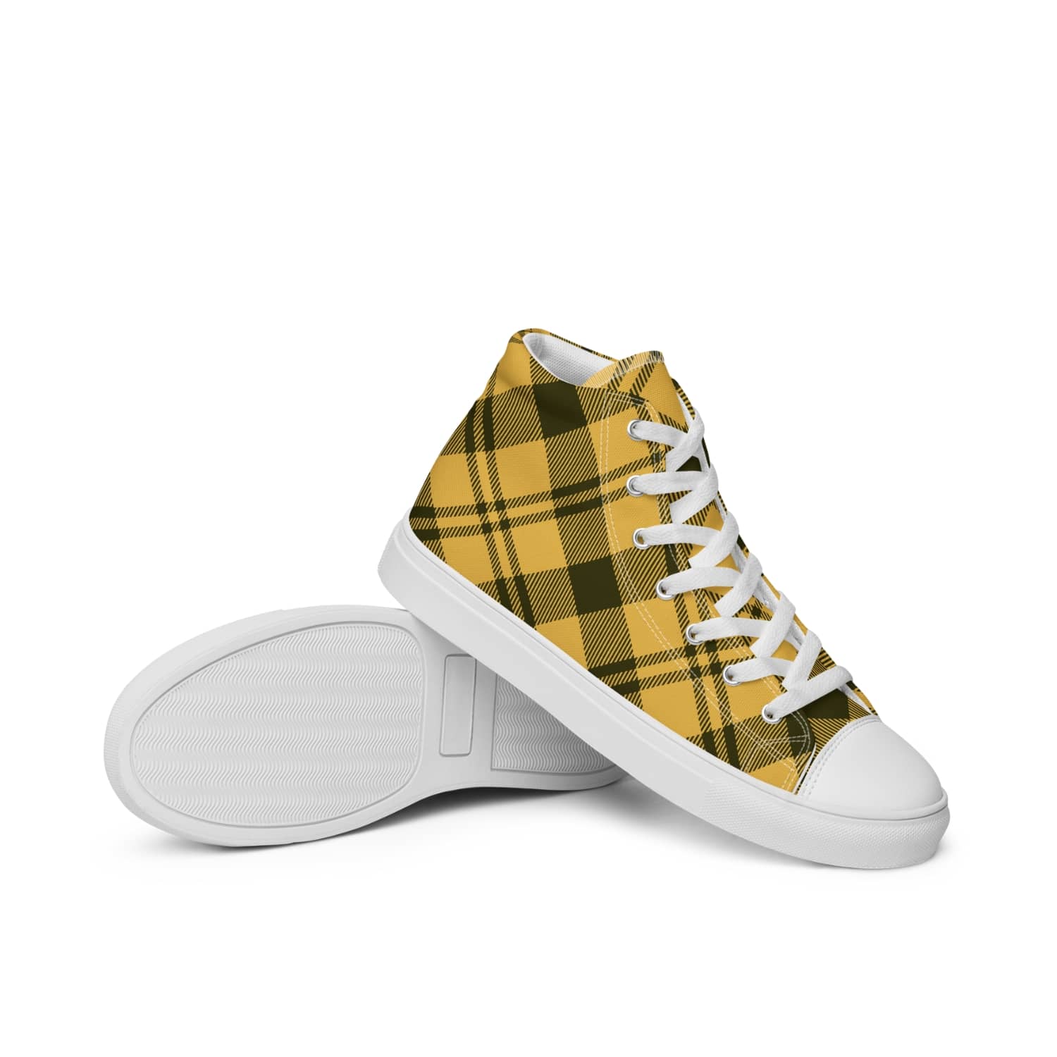 Herren High-Top Sneaker Scottish Yellow PF8236 weiss