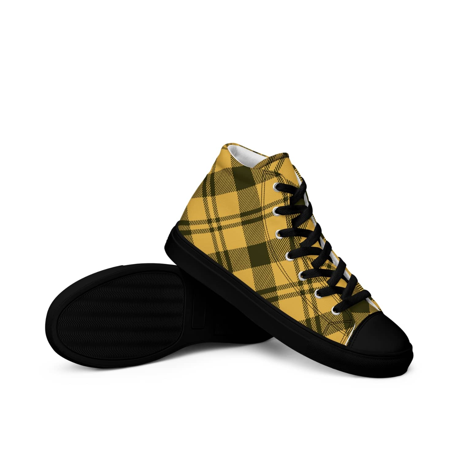 Herren High-Top Sneaker Scottish Yellow PF8237 schwarz