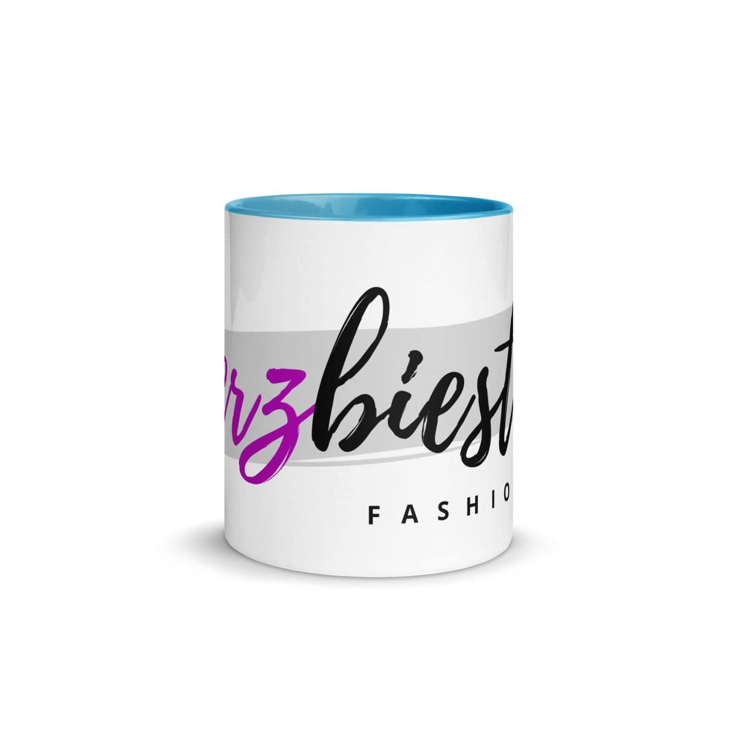 Herzbiester Kaffeebecher PF1010 weiss blau