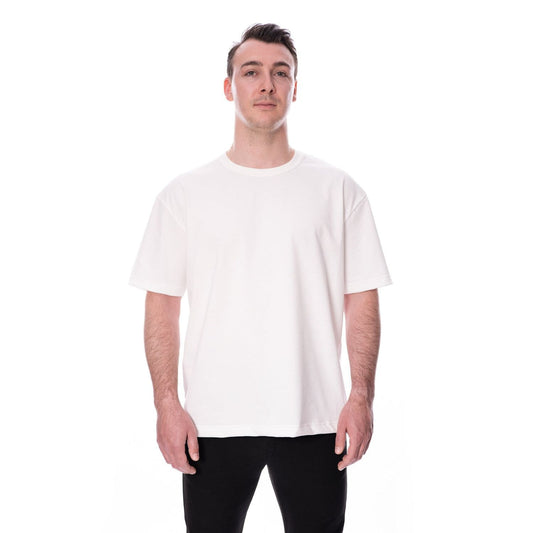MUOM Herren Basic Tee N°7 MM7146 cremeweiss