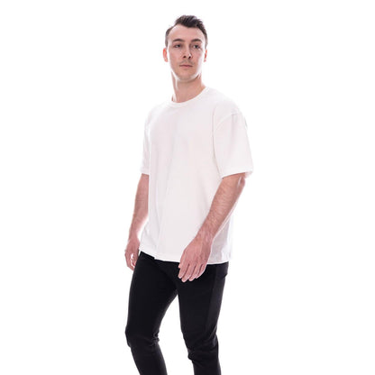 MUOM Herren Basic Tee N°7 MM7146 cremeweiss