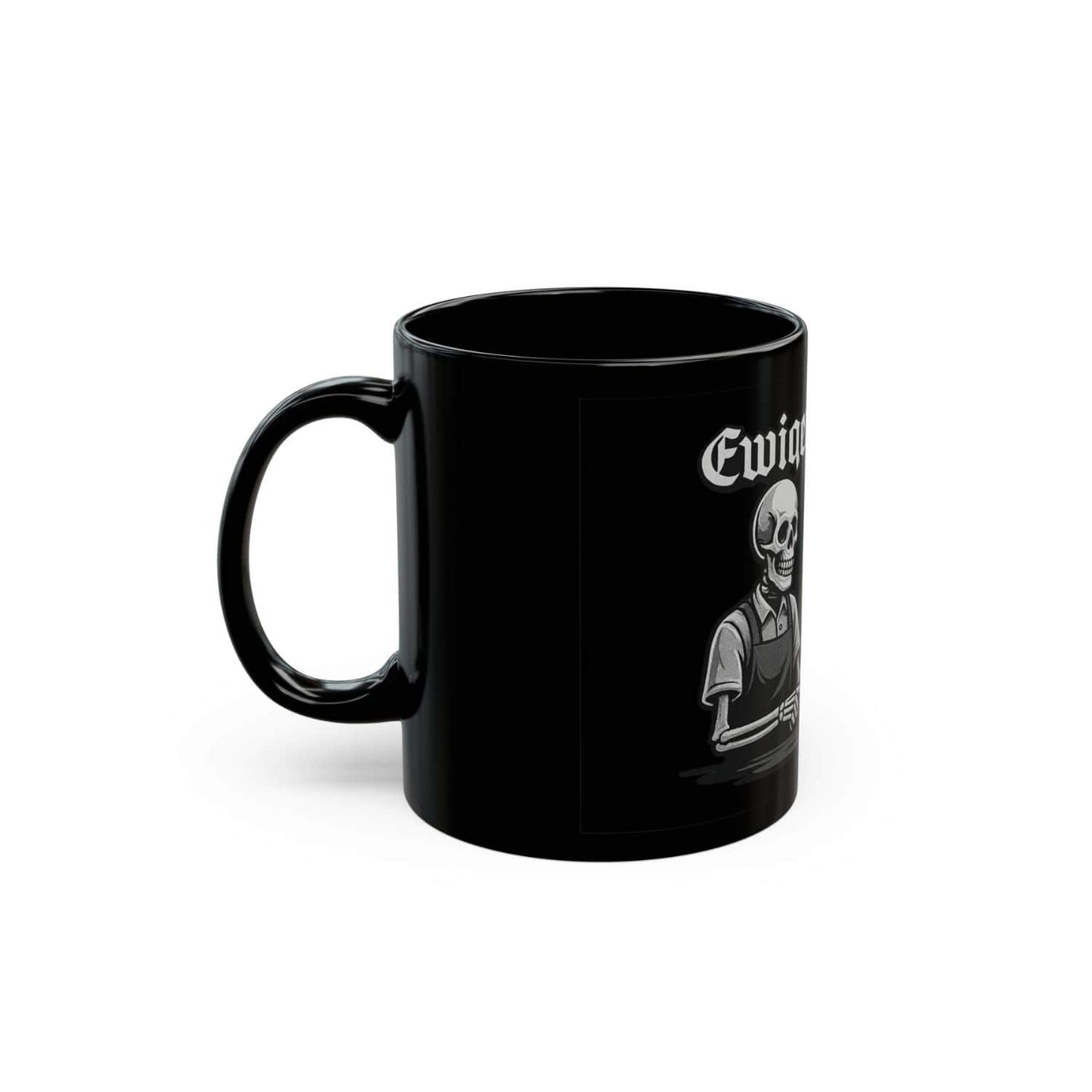 Nebelmond Kaffeebecher "Ewiger Kaffee" NM1165 schwarz