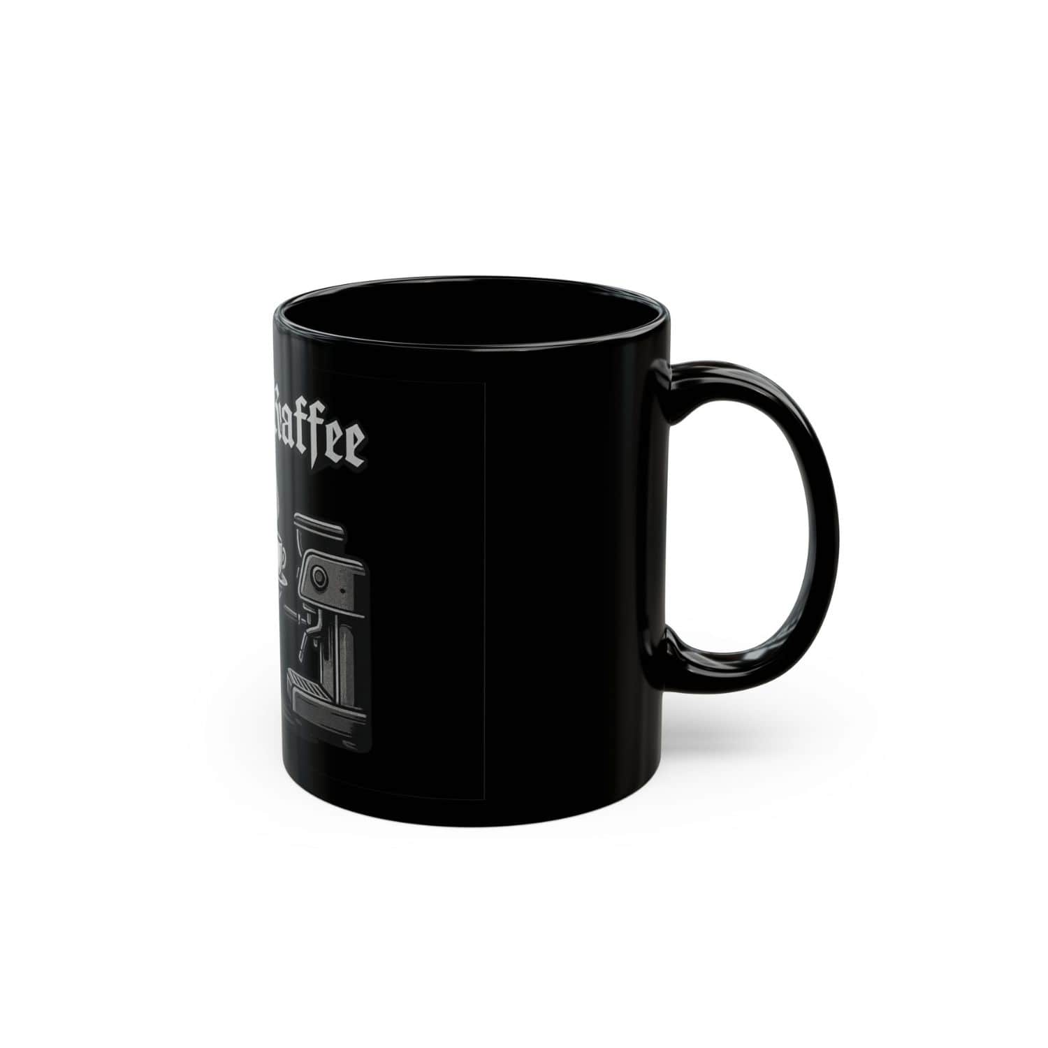 Nebelmond Kaffeebecher "Ewiger Kaffee" NM1165 schwarz