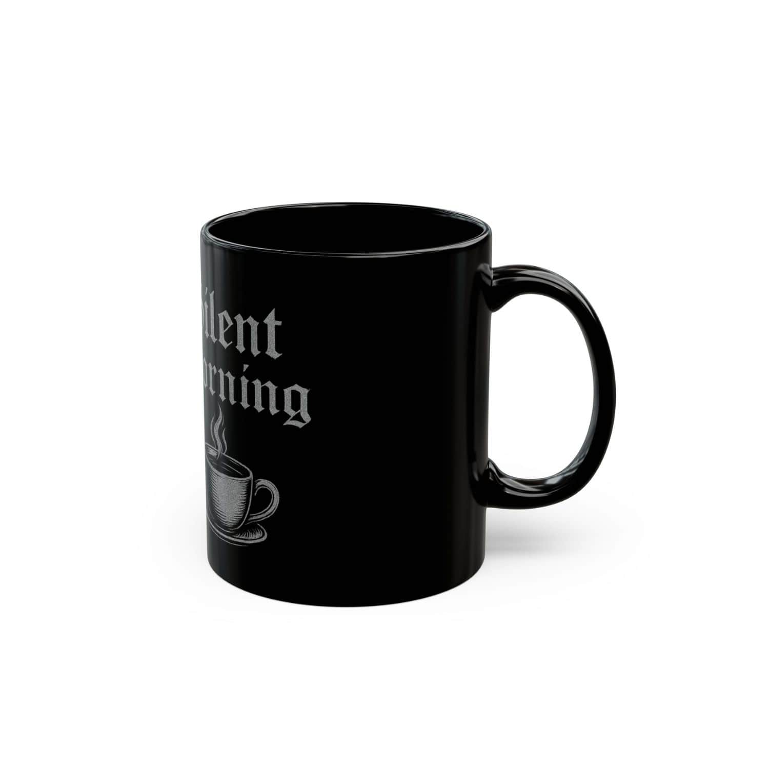 Nebelmond Kaffeebecher "Silent Morning" NM1164 schwarz