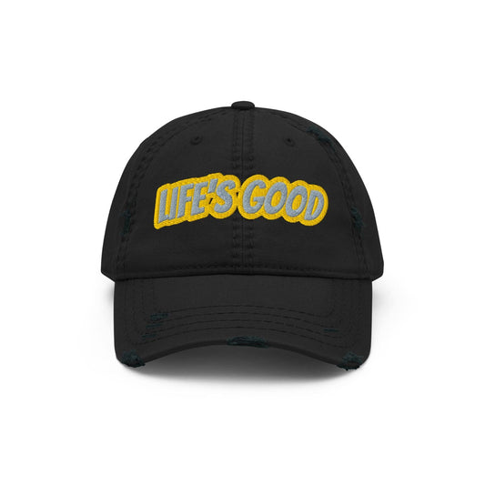 Otto Cap Destressed Dad-Hat HB1065 Life schwarz