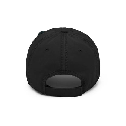 Otto Cap Destressed Dad-Hat PF1058 Rock'n Roll schwarz